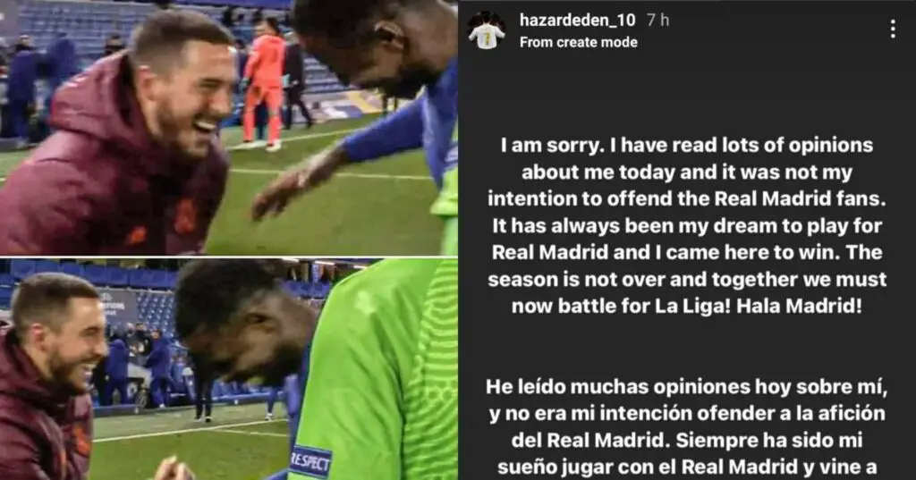 Hazard apology