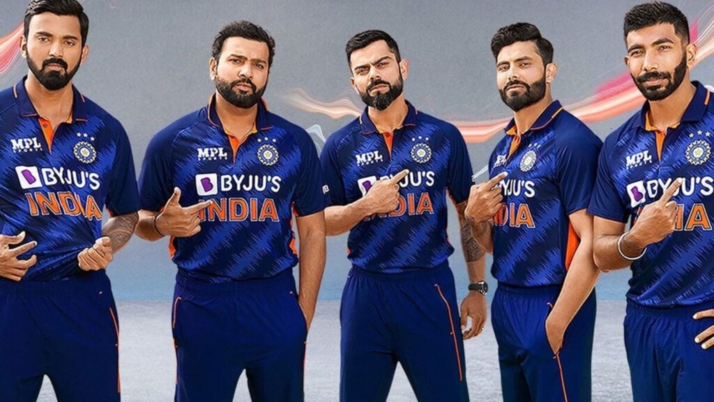 indian cricket team billion jersey