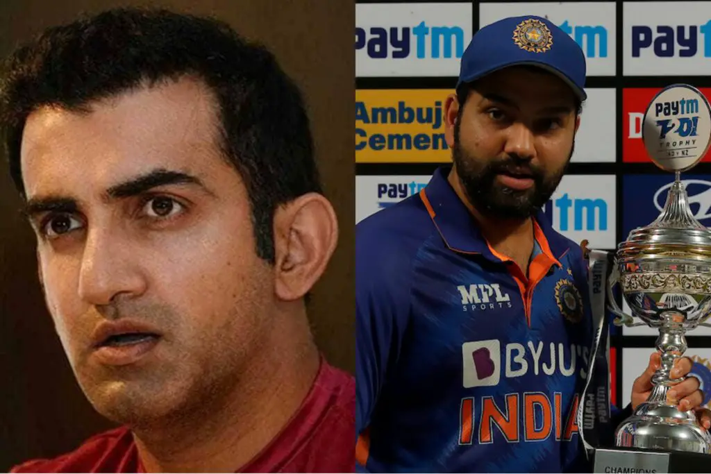 Rohit sharma and Gautam Gambhir