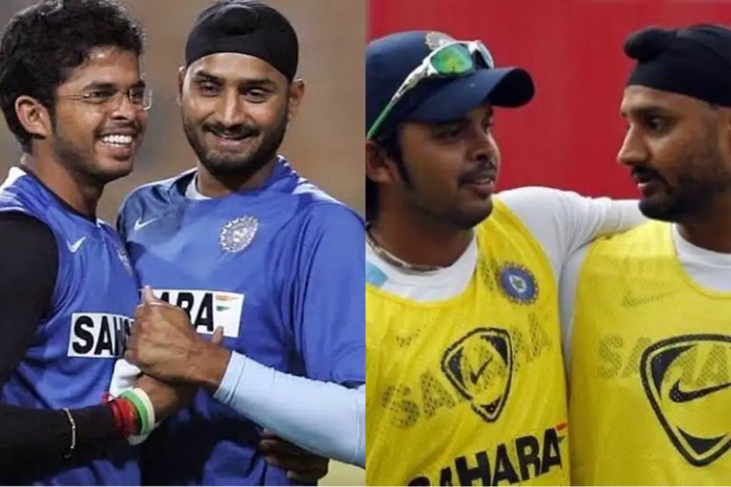 Sreesanth and Harbhajan