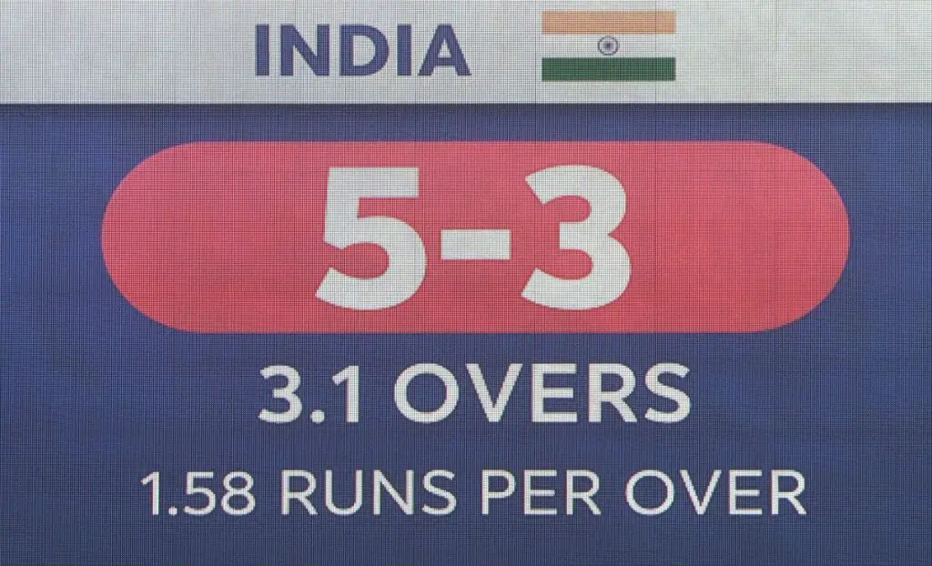 indian score board