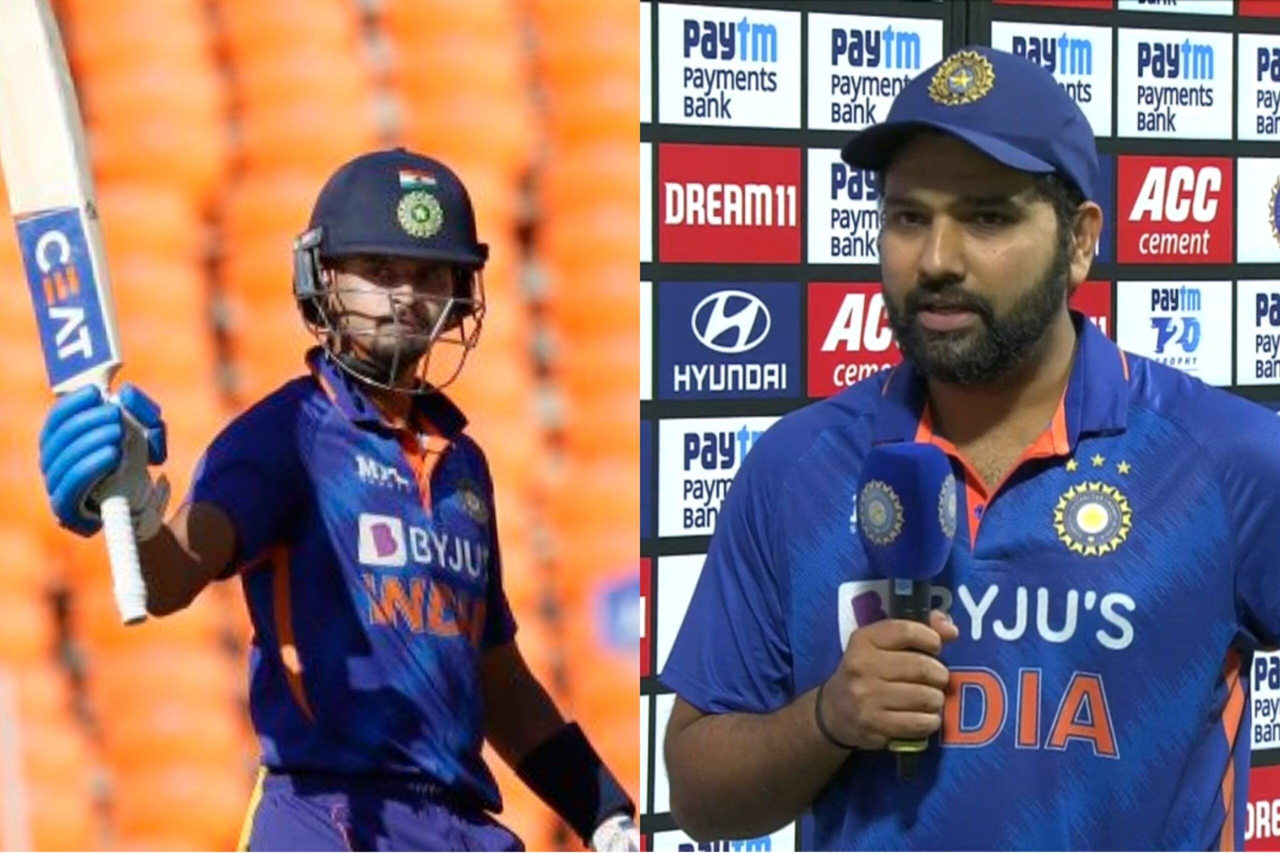 Iyer and rohit sharma scaled