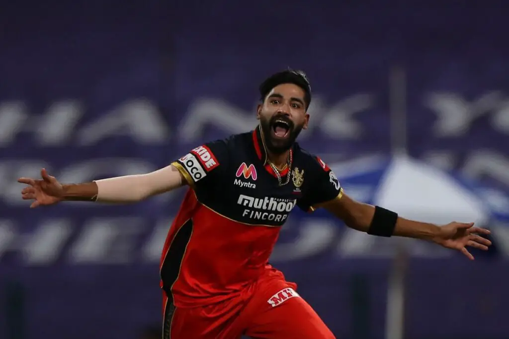 Mohammed Siraj Rcb