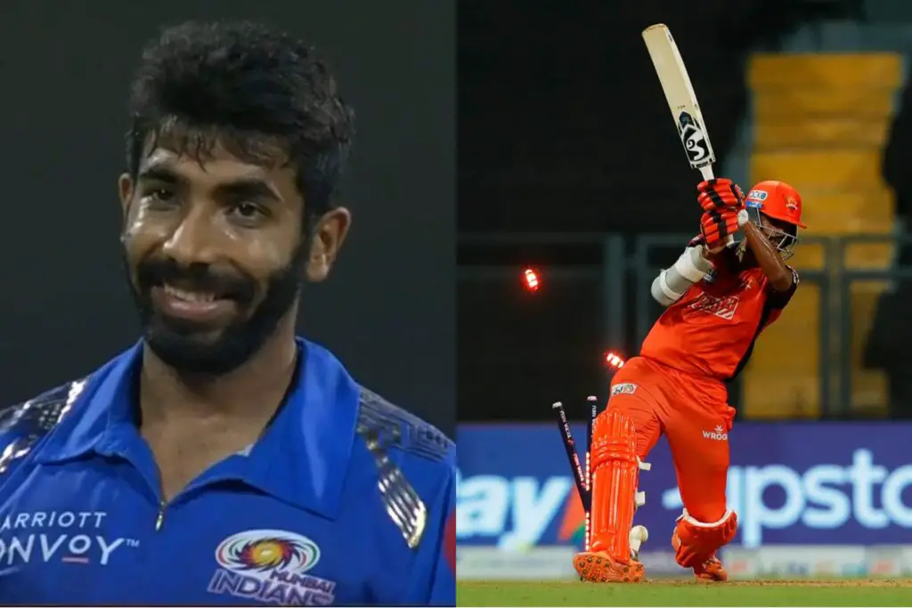 Jasprit bumrah clean bowled sumdar