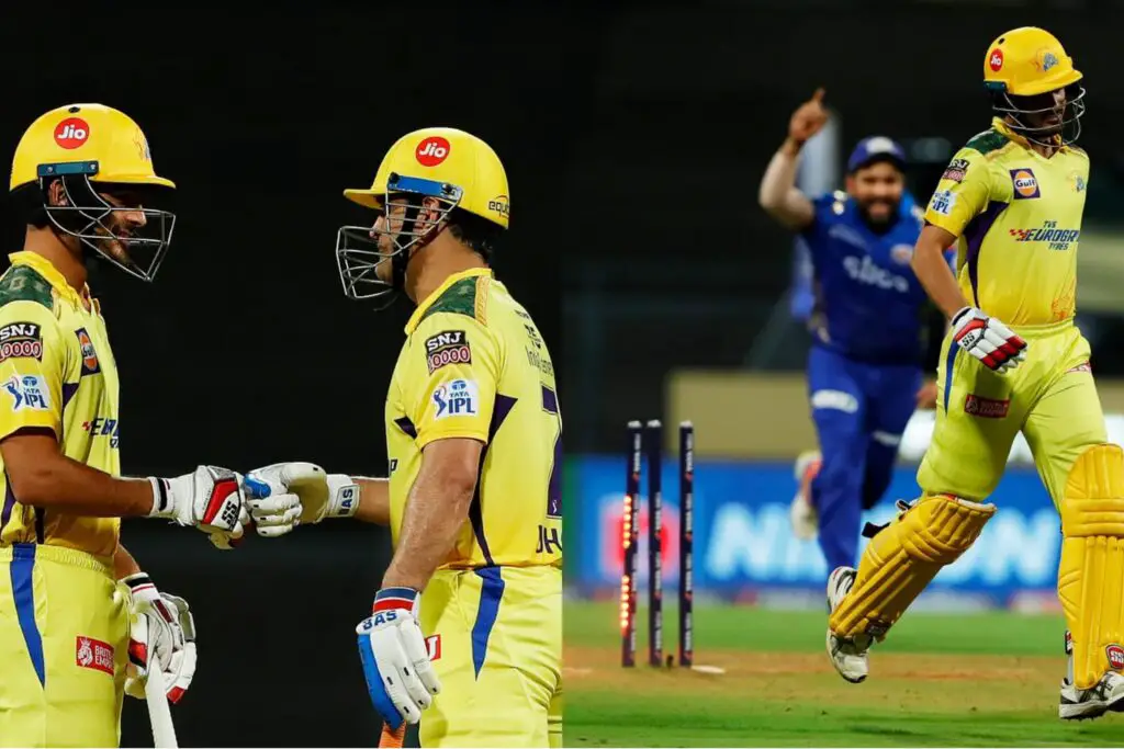 Mukesh Choudhary run out vs Mumbai indians