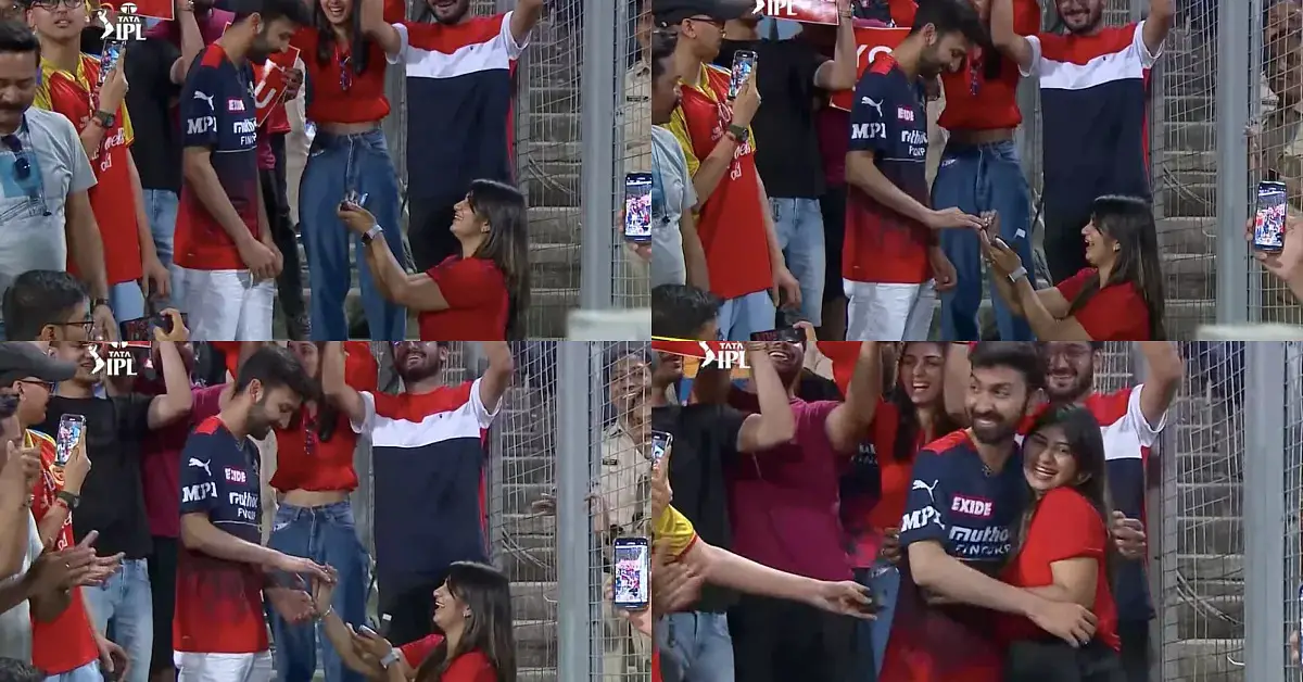 rcb fan girl proposes