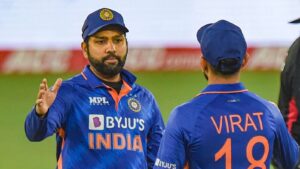 virat and rohit in match