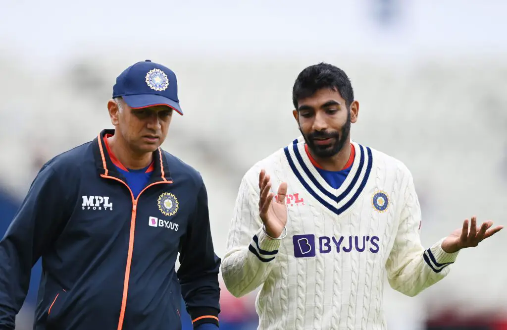 Dravid and bumrah