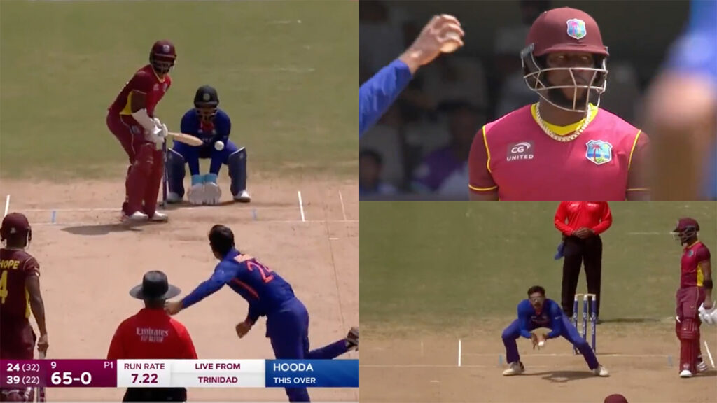 deepak hooda wicket and catch vs west indies