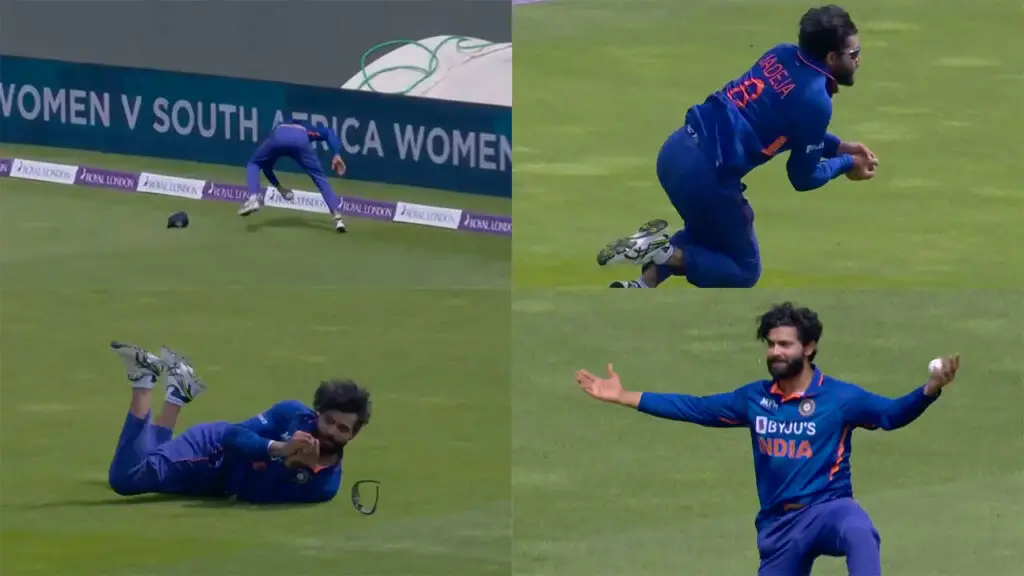 ravindra jadeja catch to dismiss buttler