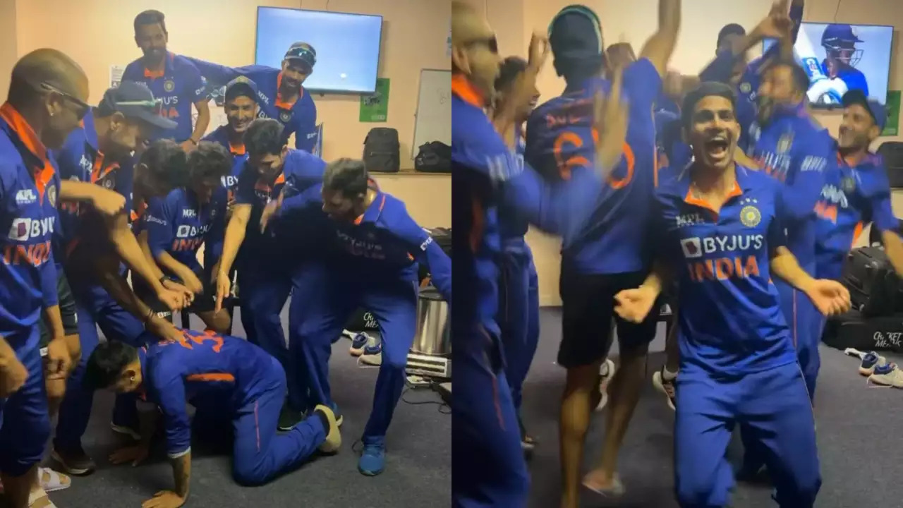 indian team celebration
