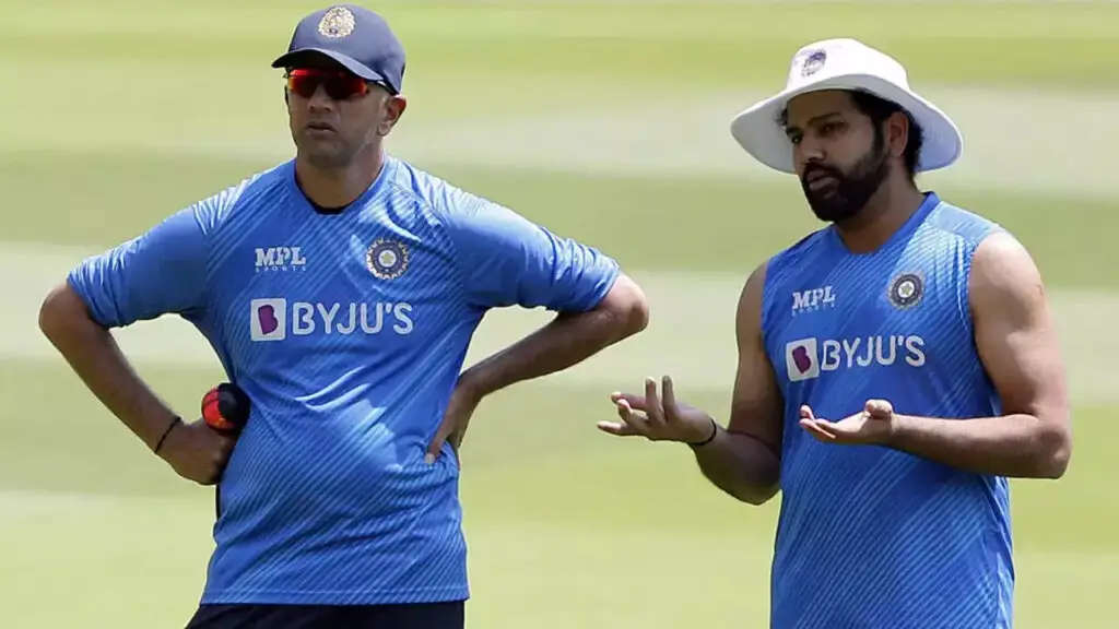 rohit sharma nad rahul dravid