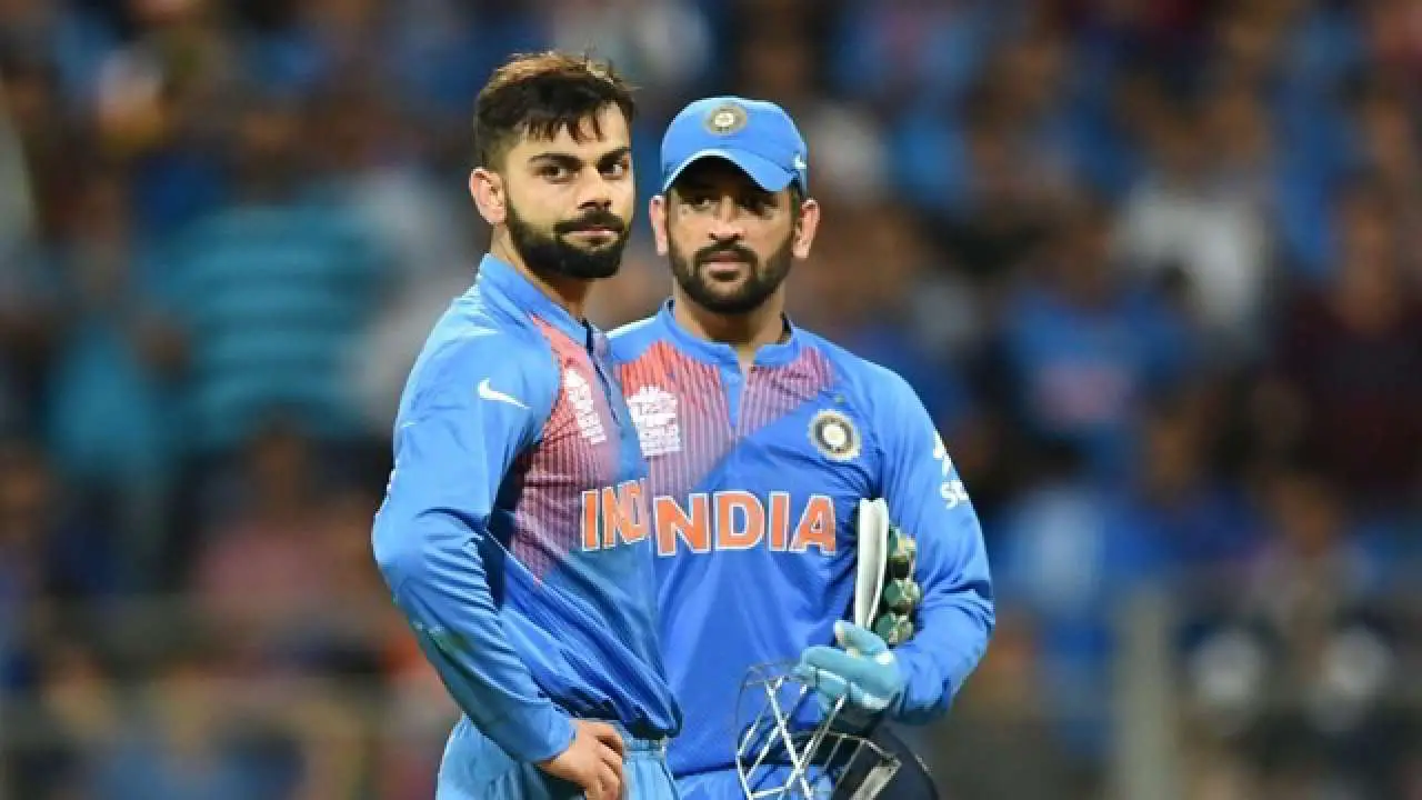 dhoni and kohli