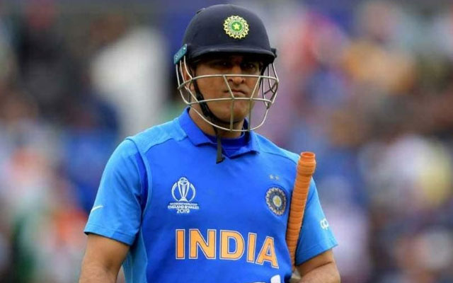 MS Dhoni in 2019 world cup semi final against New Zealand