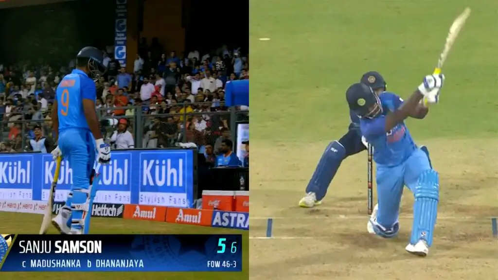 sanju samson vs sri lanka