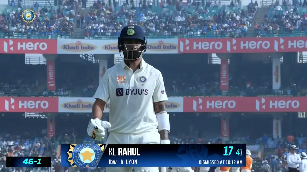kl rahul out