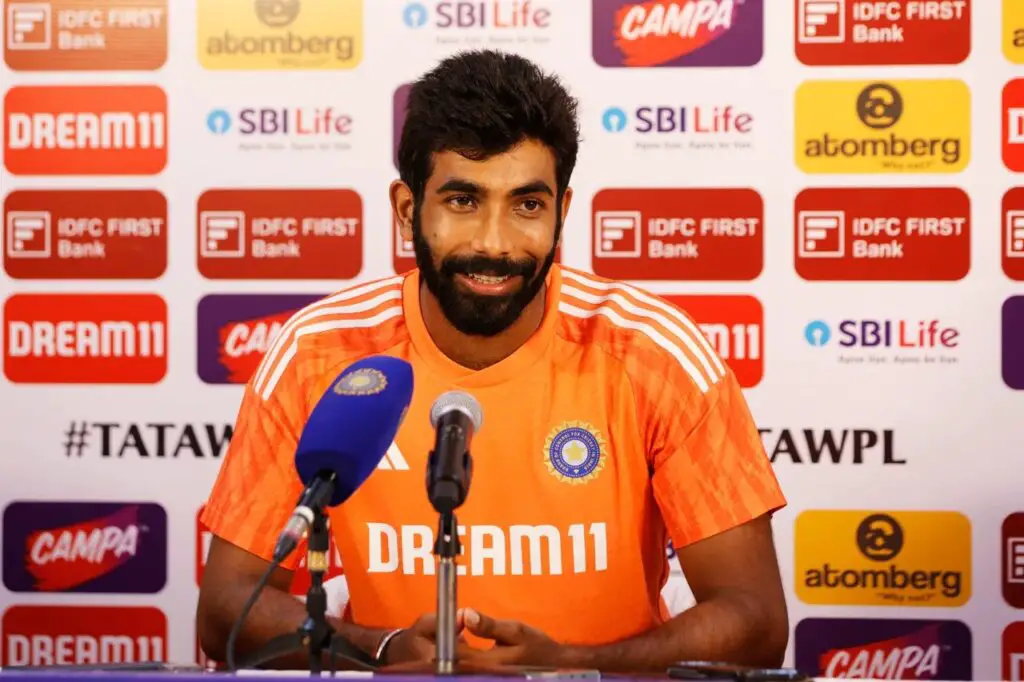 jasprith bumrah press